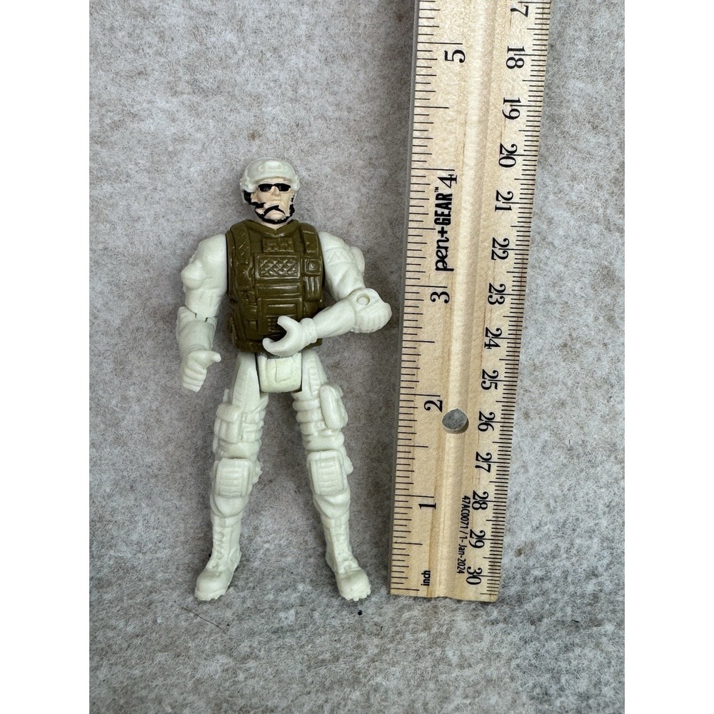 Chap Mei Special Forces Soldier Military Action Figure White‎ Brown 4"